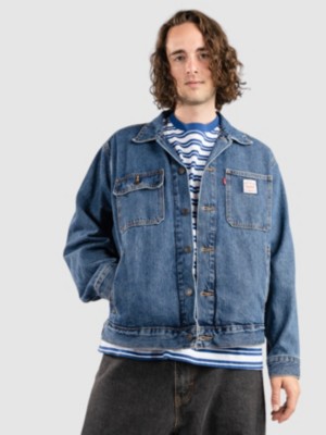 Baggy sherpa clearance trucker jacket